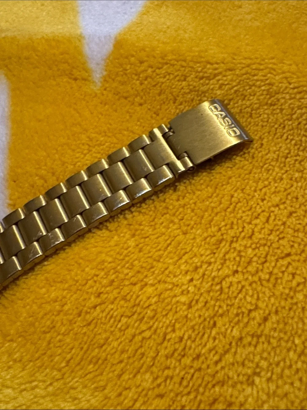 Casio Gold Tone Digital Illuminator Watch